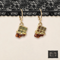 GOLDEN CHOCOLATE BARS earrings