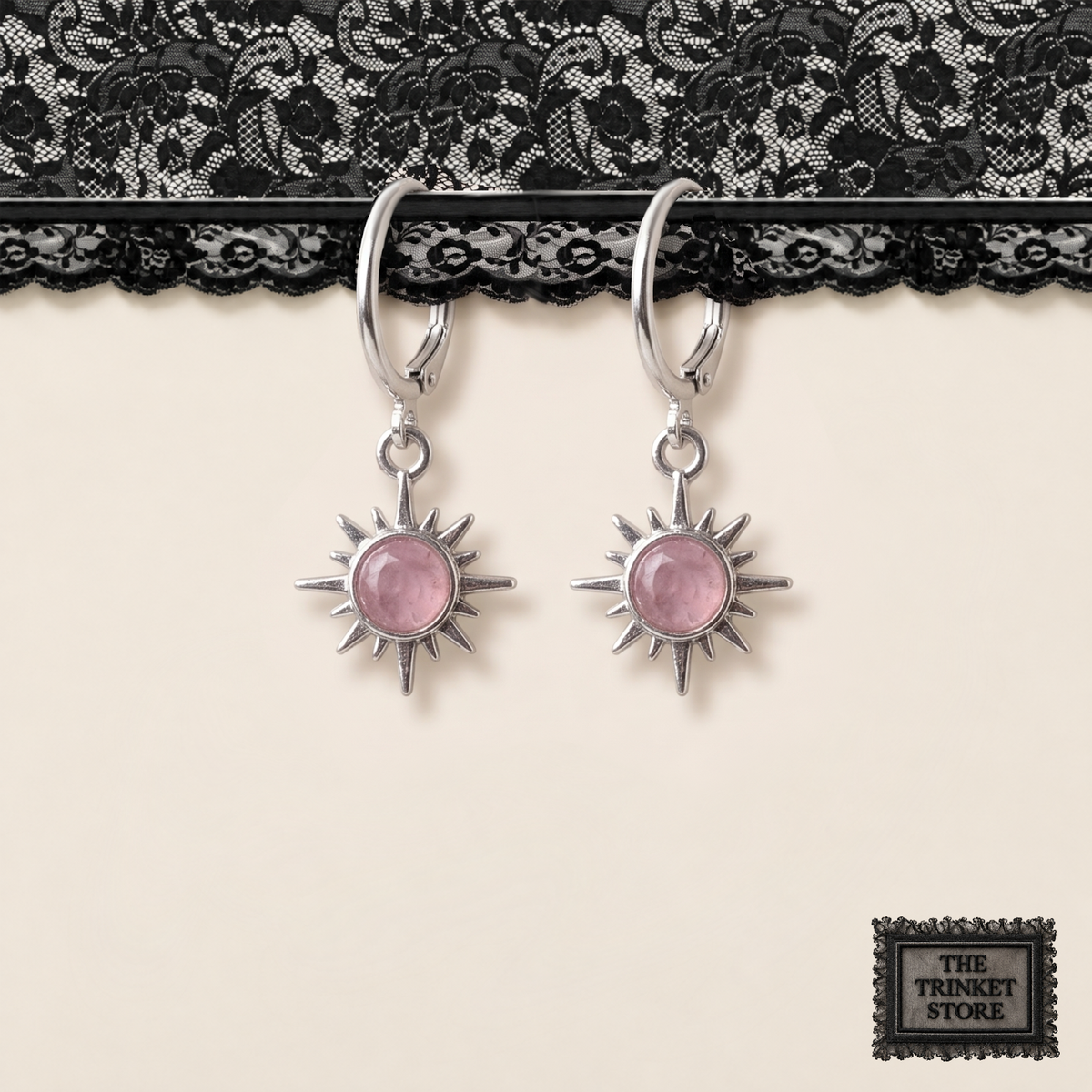 SUN STARS Pink earrings