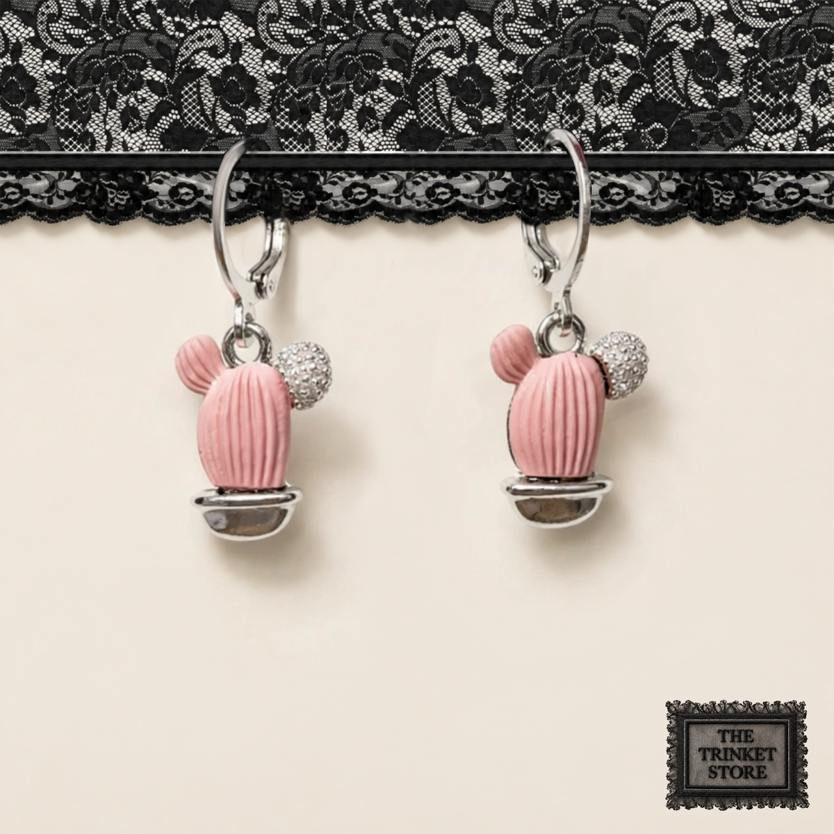 PASTEL CACTUS earrings