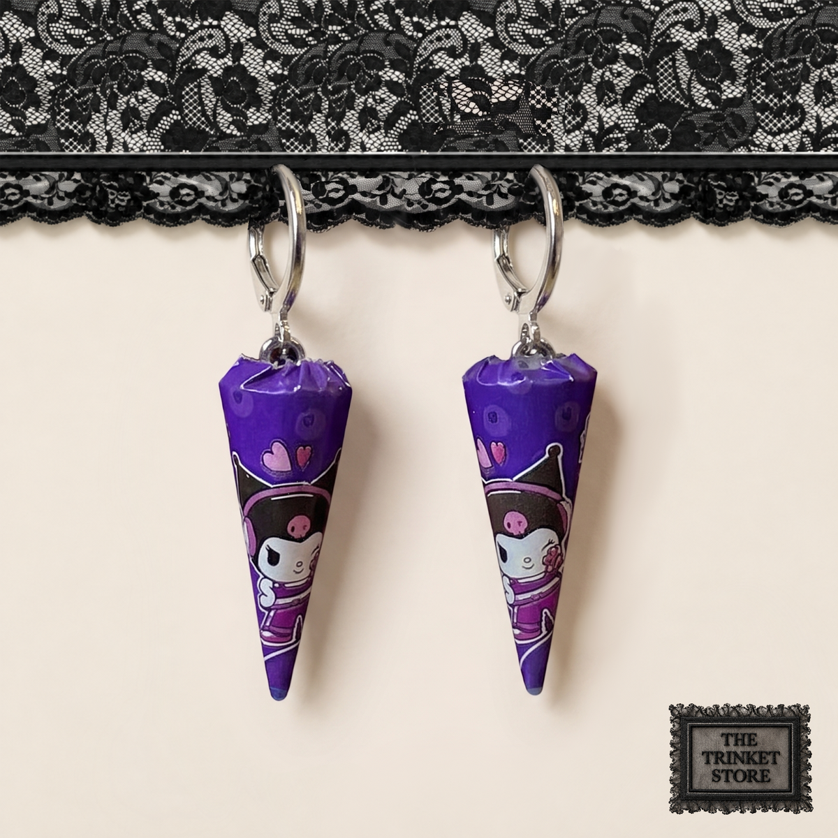 KAWAII ICE CREAM CONES Purple - Kuromi