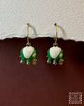 Elepants Charm Earrings